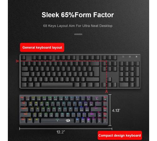 Клавиатура Redragon Ryze Pro