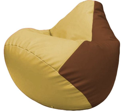 Кресло-мешок Flagman Груша Макси Г2.3-0807 охра/коричневый