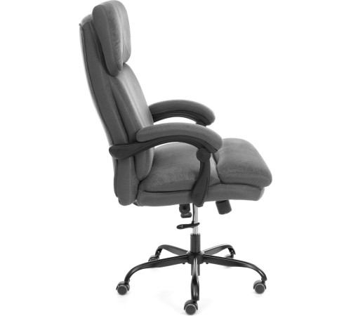Офисное кресло TetChair Chief metalBL ткань, серый, KUB 05/TW-12
