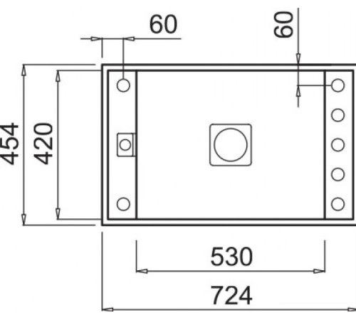 Кухонная мойка Elleci Value 130 Undermount White K96