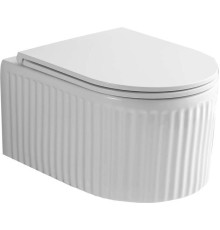 Унитаз подвесной Roxen Royal Matt Rimless Soft Close NC 530200-01