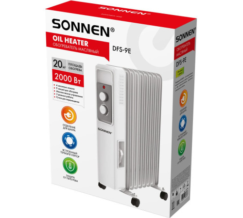 Масляный радиатор Sonnen DFS-9E