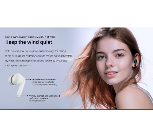 Наушники QCY T13 ANC 2 темно-синий