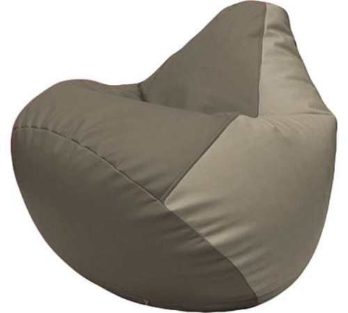 Кресло-мешок Flagman Груша Макси Г2.3-1702 серый/светло-серый