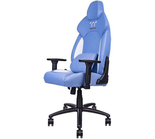 Игровое геймерское кресло Thermaltake V Comfort синий/белый