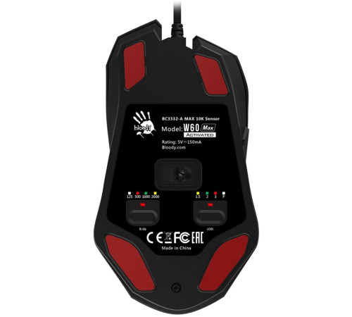 Игровая мышь A4Tech Bloody W60 Max черный