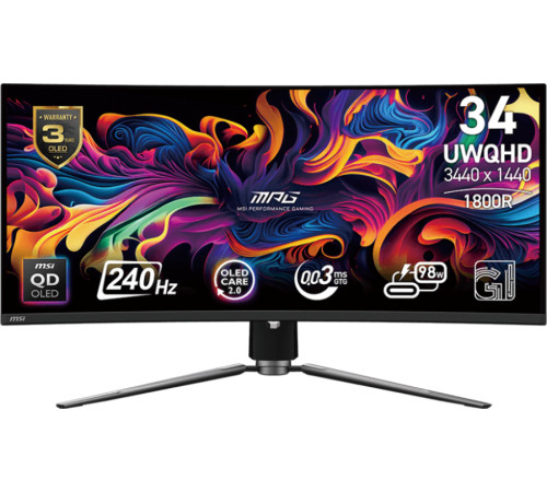 Игровой монитор MSI MPG 341CQPX QD-OLED