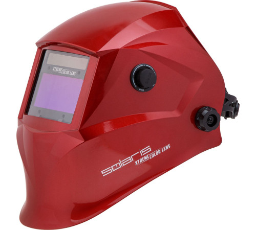 Сварочная маска Solaris ASF650Х красный металлик