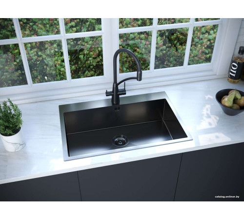 Кухонная мойка Paulmark Kroner 75 PM217551-GM