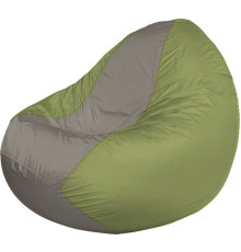 Кресло-мешок Flagman Classic К2.1-71 оливковый/серый