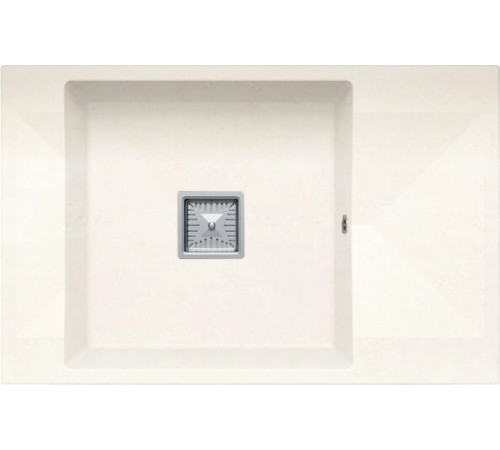 Кухонная мойка Polygran Blade 780 белый хлопок