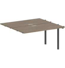 Стол Norden Приставка 120x123.8x75 SG.211.OD.44.AN антрацит/дуб темный