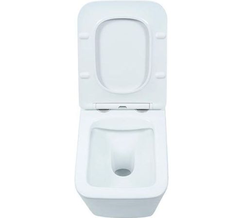 Унитаз подвесной Deante Bau VSS01102B с крышкой Slim Soft-Close белый