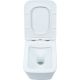 Унитаз подвесной Deante Bau VSS01102B с крышкой Slim Soft-Close белый