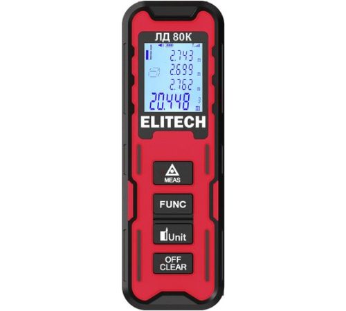 Лазерный дальномер ELITECH ЛД 80К new