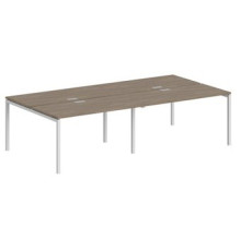 Стол Norden 320x143.8x75 SG.256.OD.44.WH белый/дуб темный