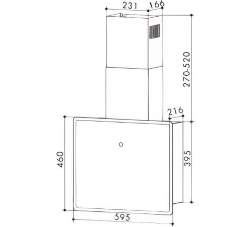 Кухонная вытяжка Exiteq EX-1466 черный