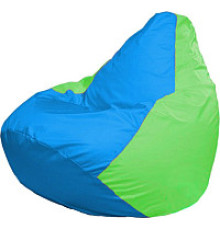 Кресло-мешок Flagman Груша Мини L Г0.1-276 голубой/салатовый