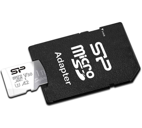 Карта памяти Silicon-Power Superior microSDXC SP001TBSTXDA2V20SP 1TB с адаптером
