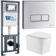 Унитаз подвесной WeltWasser Marberg 410 + Nesenbach 004 GL-WT + Mar 410 SE