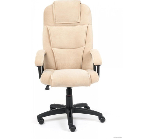 Офисное кресло TetChair Bergamo флок бежевый