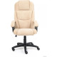 Офисное кресло TetChair Bergamo флок бежевый