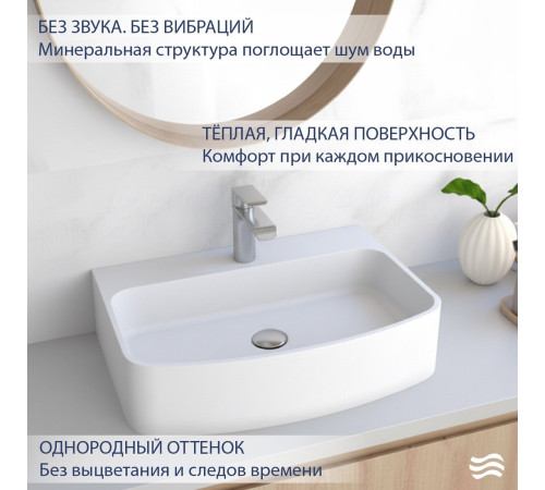 Умывальник Lauter Molara 21M601PW Pure White