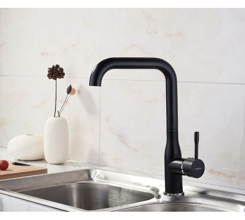 Смеситель Ledeme H98 L4698B черный матовый