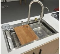 Кухонная мойка MARRBAXX C7546-R Decor C7546-DMR нержавеющая сталь