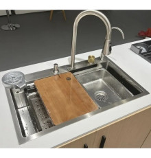 Кухонная мойка MARRBAXX C7546-R Decor C7546-DMR нержавеющая сталь