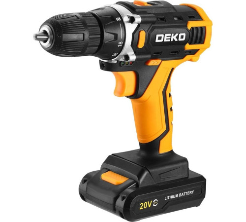 Дрель-шуруповерт Deko Banger 20V ONE + 083-1042 с 1-им АКБ