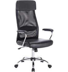 Кресло Brabix Flight EX-540 кожзам, черный