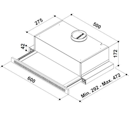 Кухонная вытяжка Korting KHP 6637 GWX