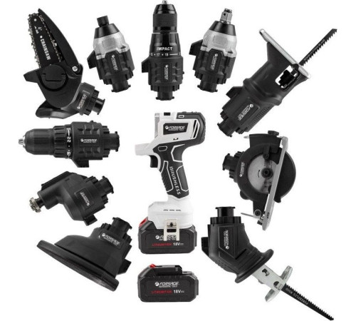 Набор электроинструментов FORSAGE F-JCB-18MT-B с 2-мя АКБ, кейс