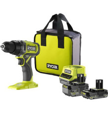 Дрель-шуруповерт Ryobi RDD18-2C42S 5133005521 с 2-мя АКБ 2 Ач+4 Ач, сумка