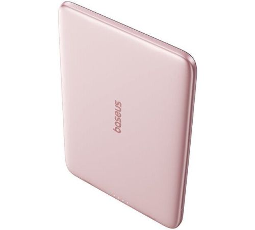 Внешний аккумулятор Baseus PicoGo AM41 Ultra-Slim Magnetic Power Bank 5000mAh розовый