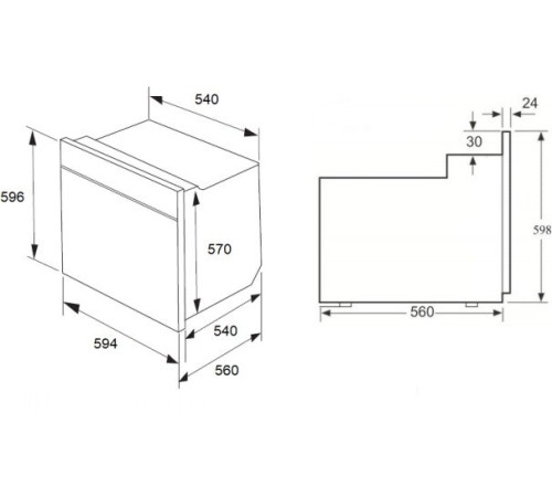 Электрический духовой шкаф MAUNFELD EOEC.586B2