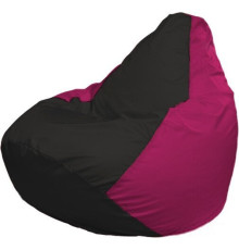 Кресло-мешок Flagman Груша Макси Г2.1-407 фуксия/черный