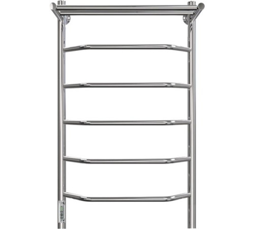 Полотенцесушитель Granula Трапеция 50x80 5 перекладин D32 с полкой терморегулятор с таймером слева