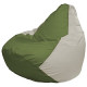 Кресло-мешок Flagman Груша Мини L Г0.1-231 оливковый/белый