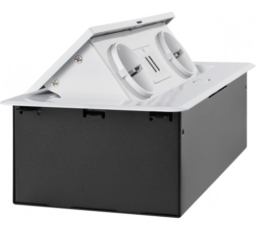 Сетевой фильтр CACTUS CS-SOCKET-EU/USBA-WH