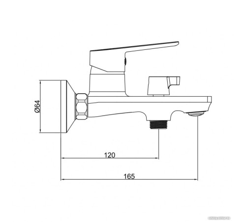 Смеситель Gross Aqua Dyno 2105285MW