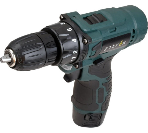 Дрель-шуруповерт Zitrek Green 12V Plus 085-1014 с 2-мя АКБ