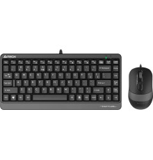 Офисный набор A4Tech Fstyler F1110 черный/серый