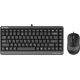 Офисный набор A4Tech Fstyler F1110 черный/серый