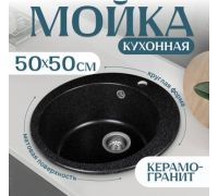 Кухонная мойка Saniteco Linea черный
