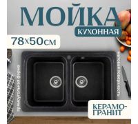 Кухонная мойка Saniteco Vetus черный