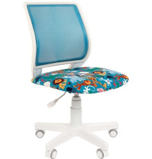 Компьютерное кресло CHAIRMAN Kids 112 зоопарк/TW-34 белый