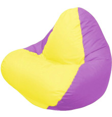 Кресло-мешок Flagman Relax Г4.1-039 сиреневый/желтый