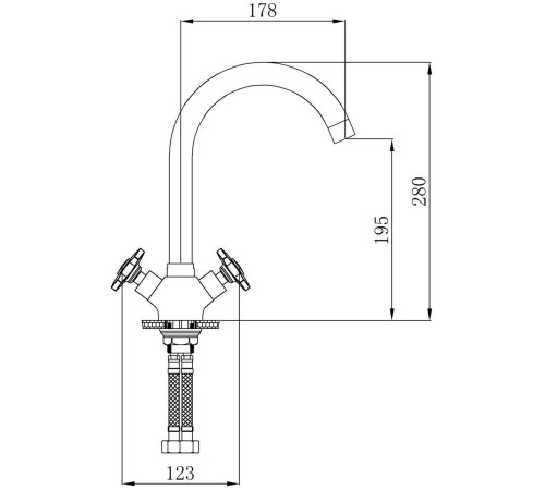 Смеситель РМС SL115-274F